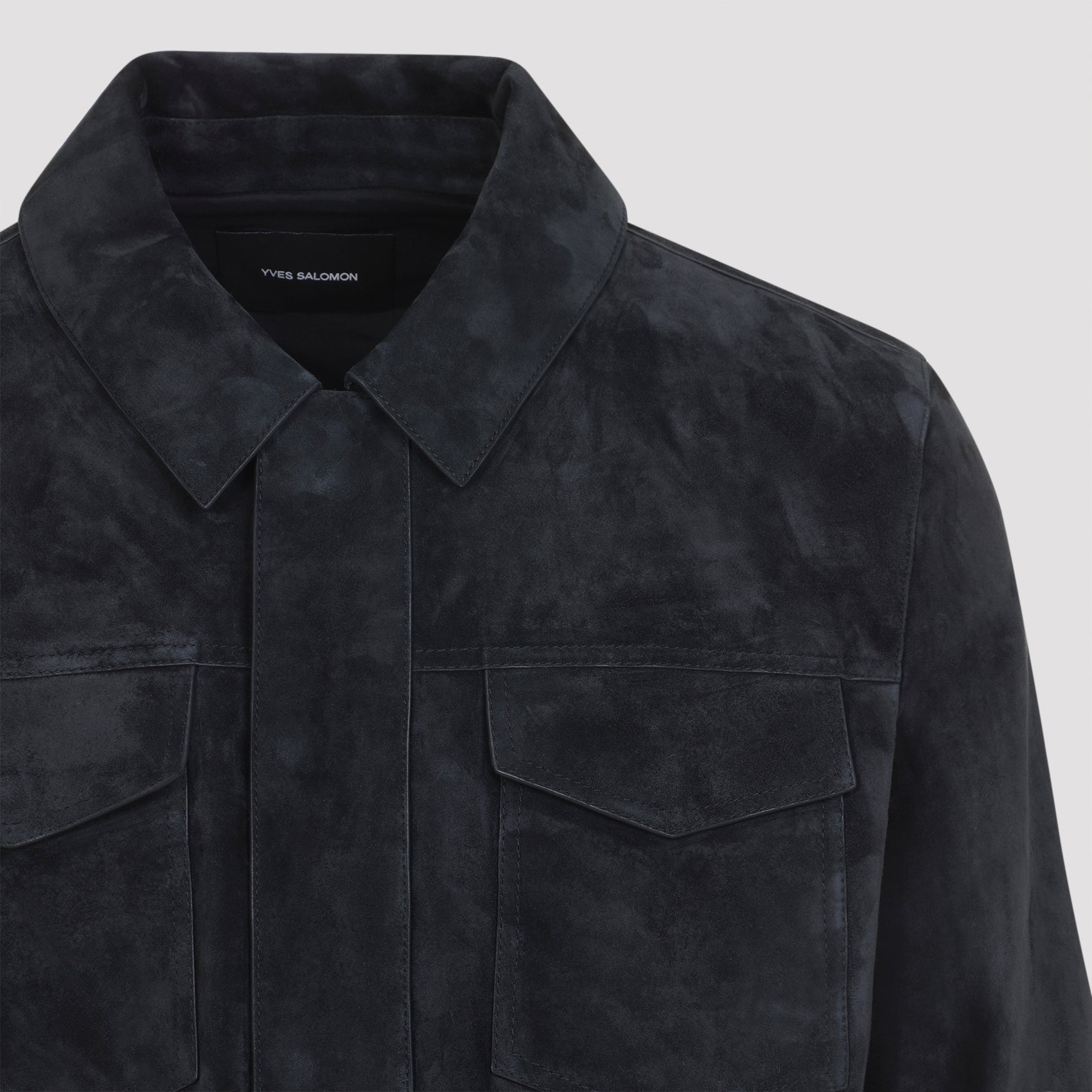 Nightfall Blue Calf Leather Jacket