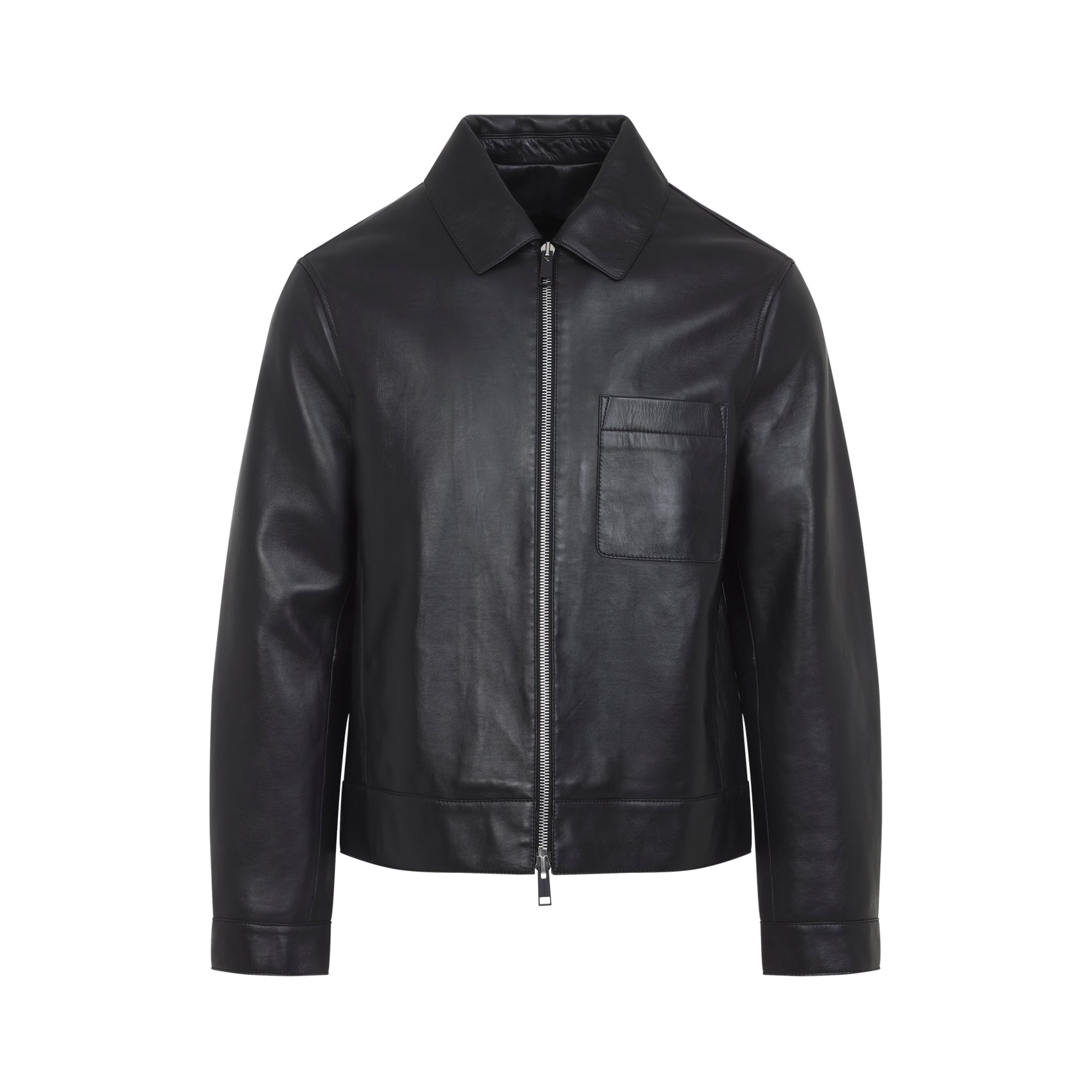Black Lamb Leather Jacket