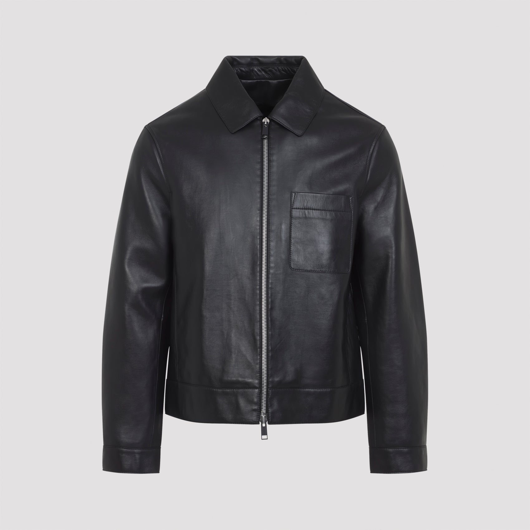 Black Lamb Leather Jacket