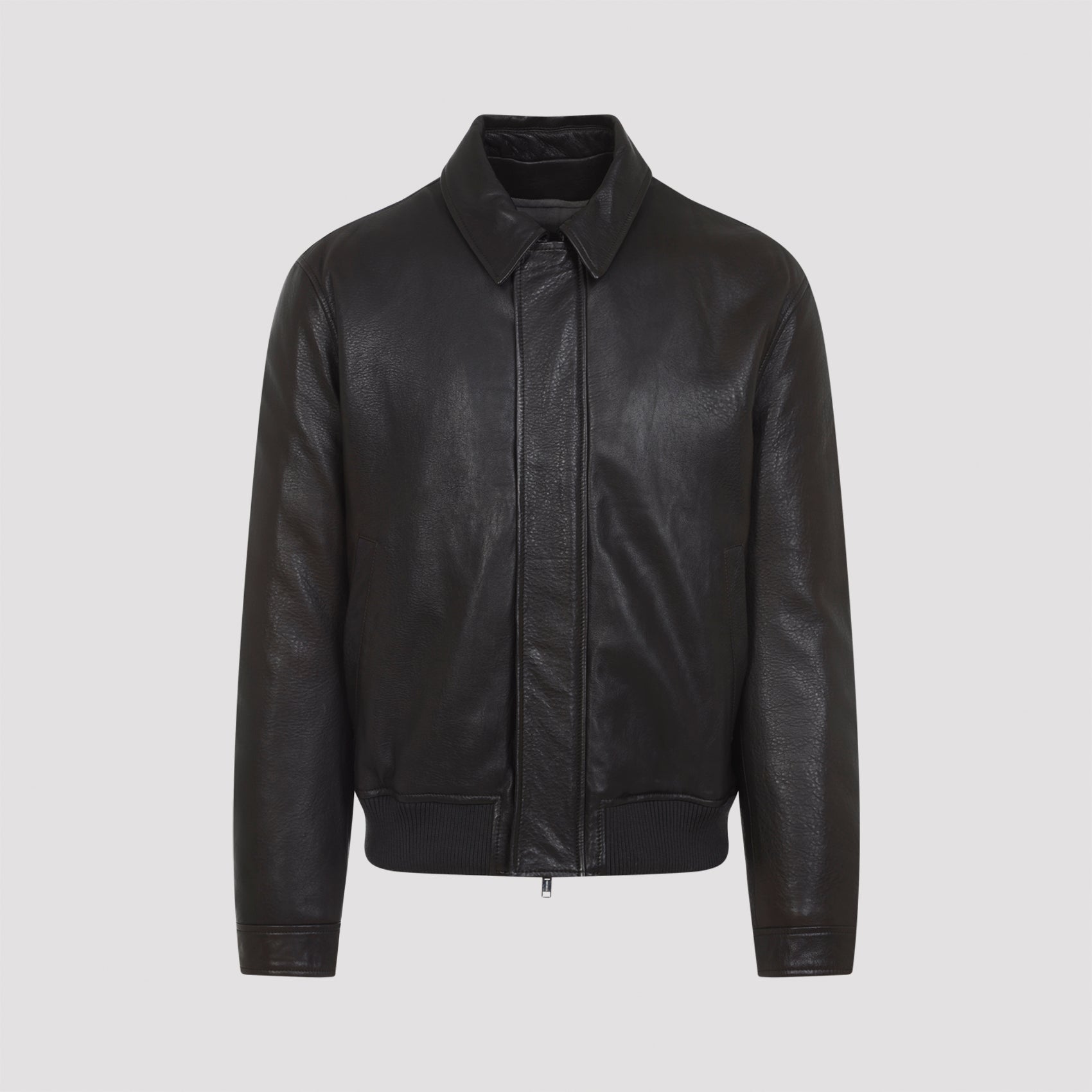Ebene Brown Lamb Leather Jacket