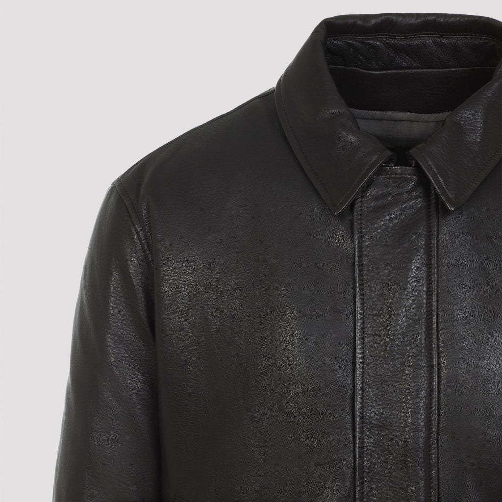 Ebene Brown Lamb Leather Jacket