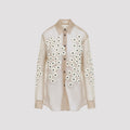 Beige Argo Silk Top
