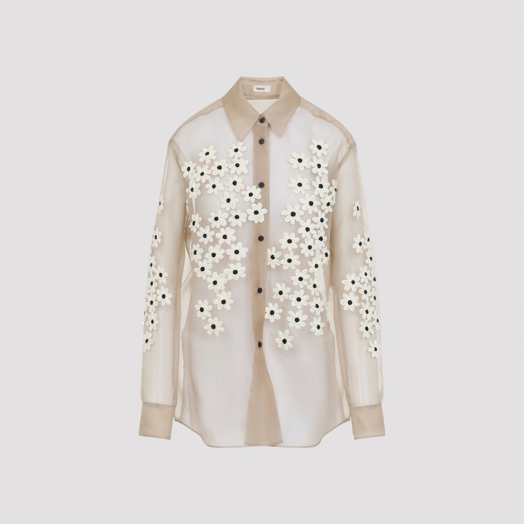 Beige Argo Silk Top