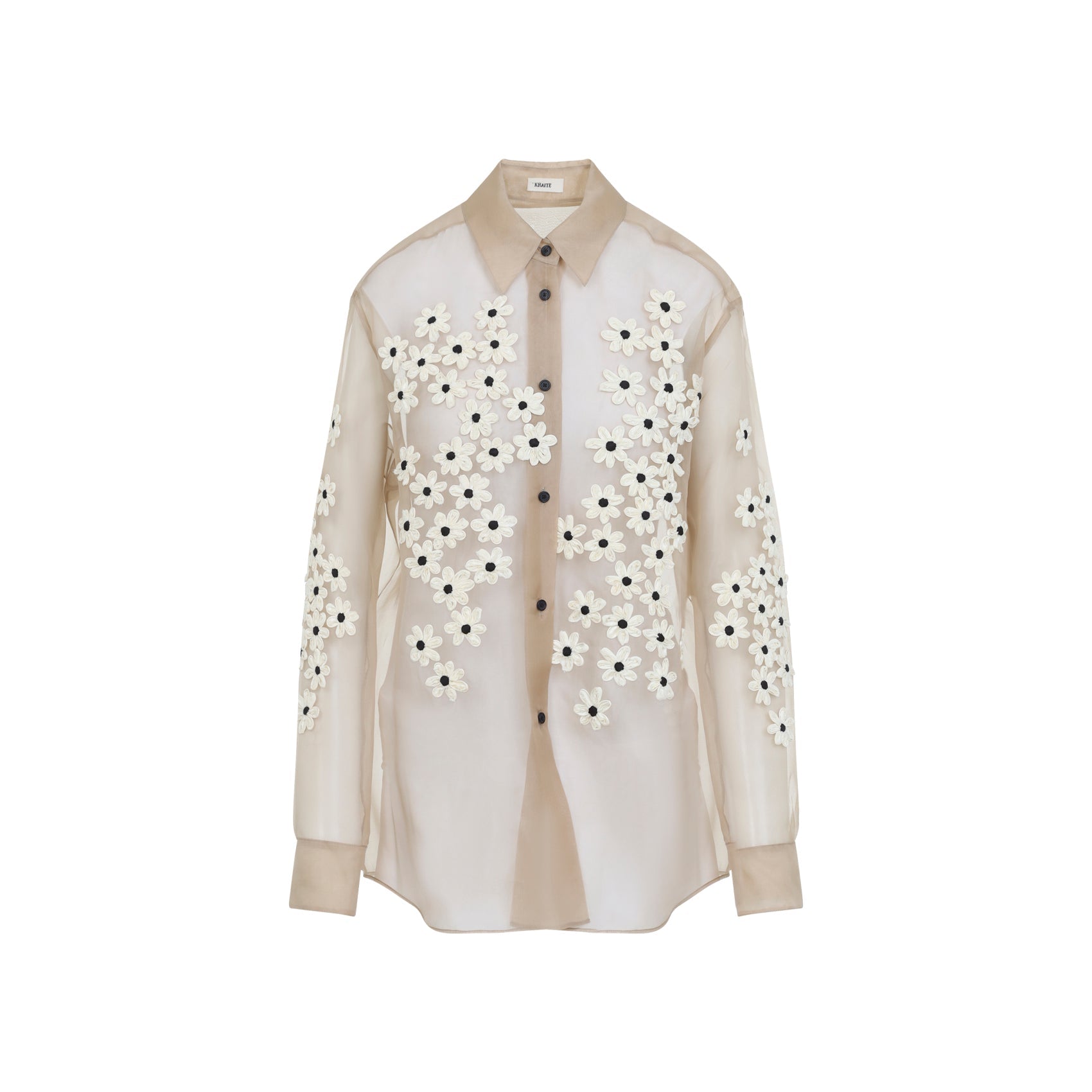 Beige Argo Silk Top