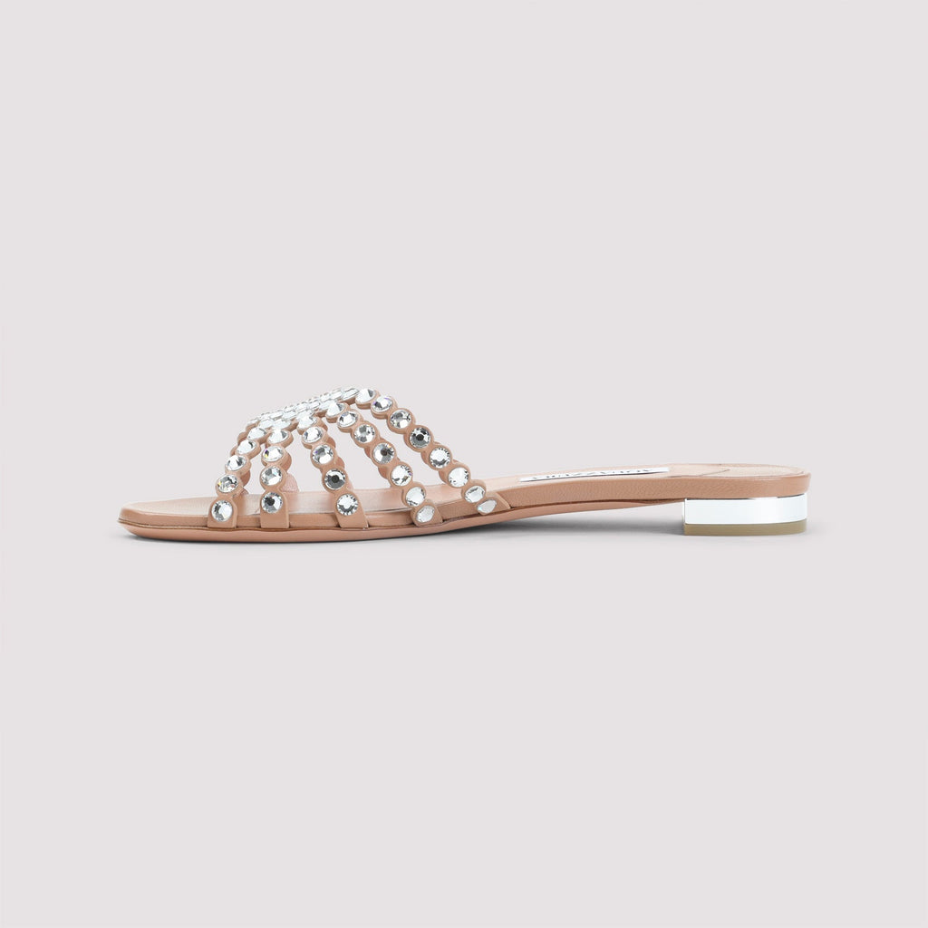 Pink Tequila Nappa Leather Sandals