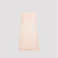 Pink Silk Mini Dress