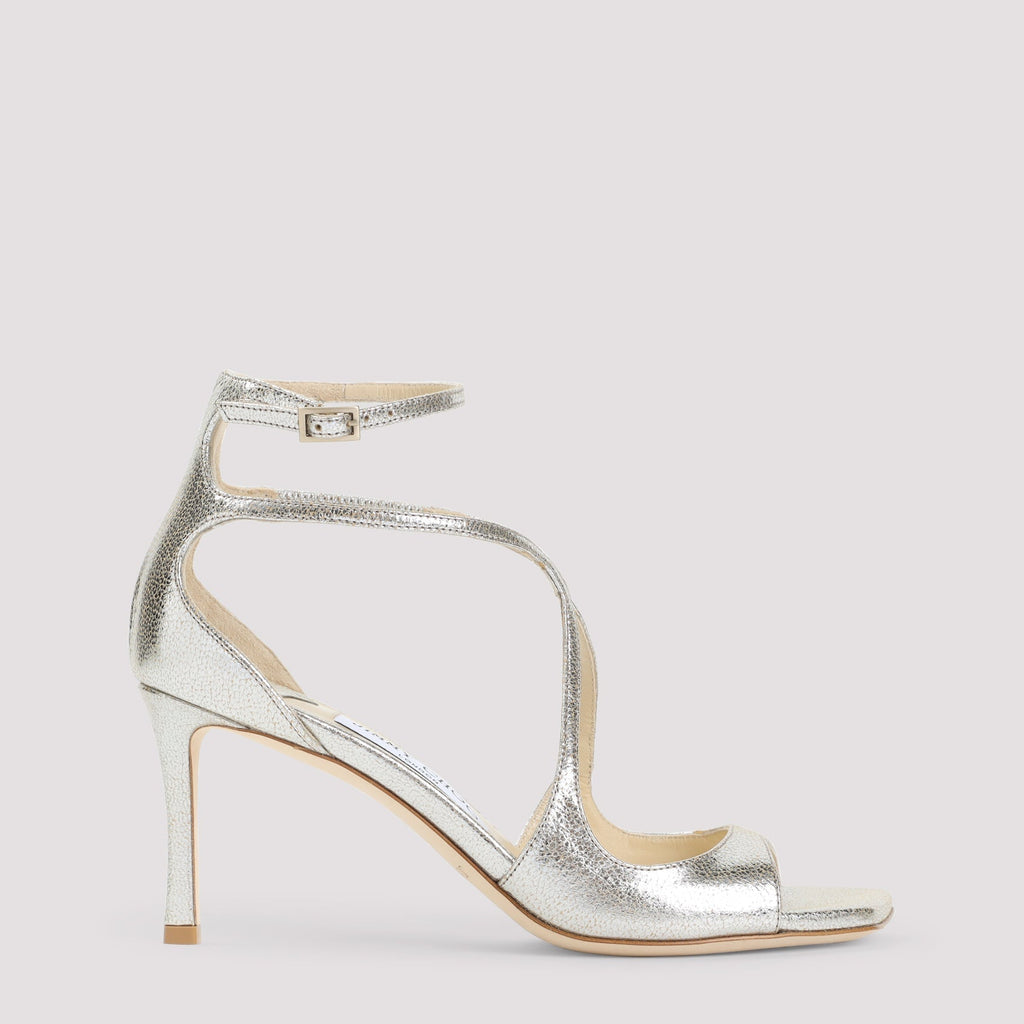 Glitter Azia 75 Leather Sandals