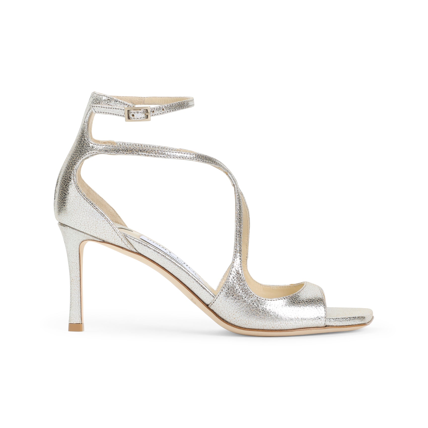 Glitter Azia 75 Leather Sandals