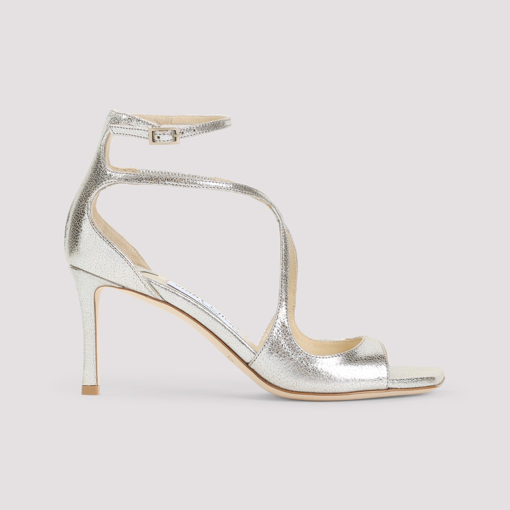 Glitter Azia 75 Leather Sandals