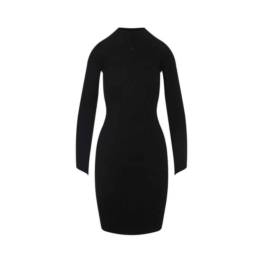 Circle Rib Mini Dress