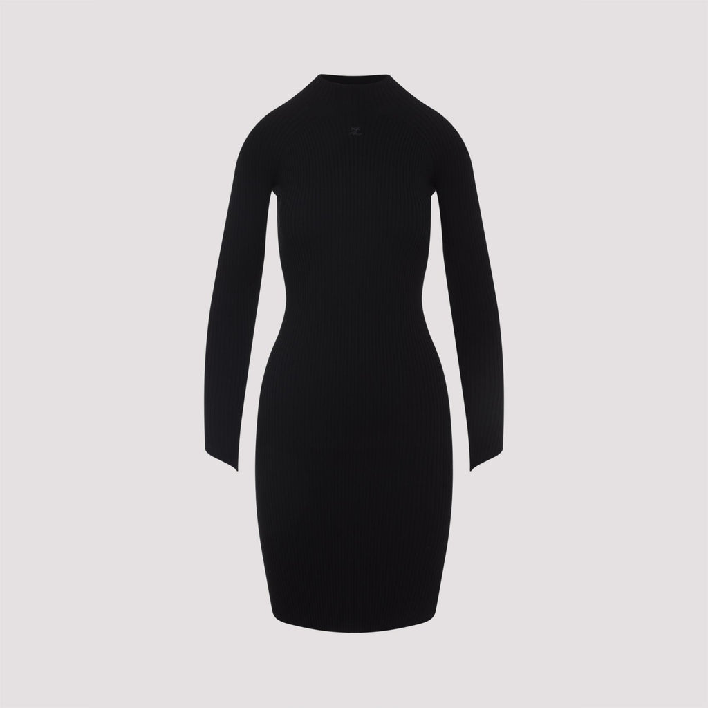 Circle Rib Mini Dress