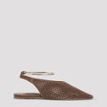 Goat Leather Sling Back