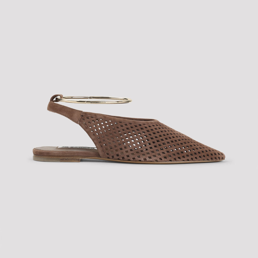 Goat Leather Sling Back