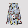 Flared Midi Skirt