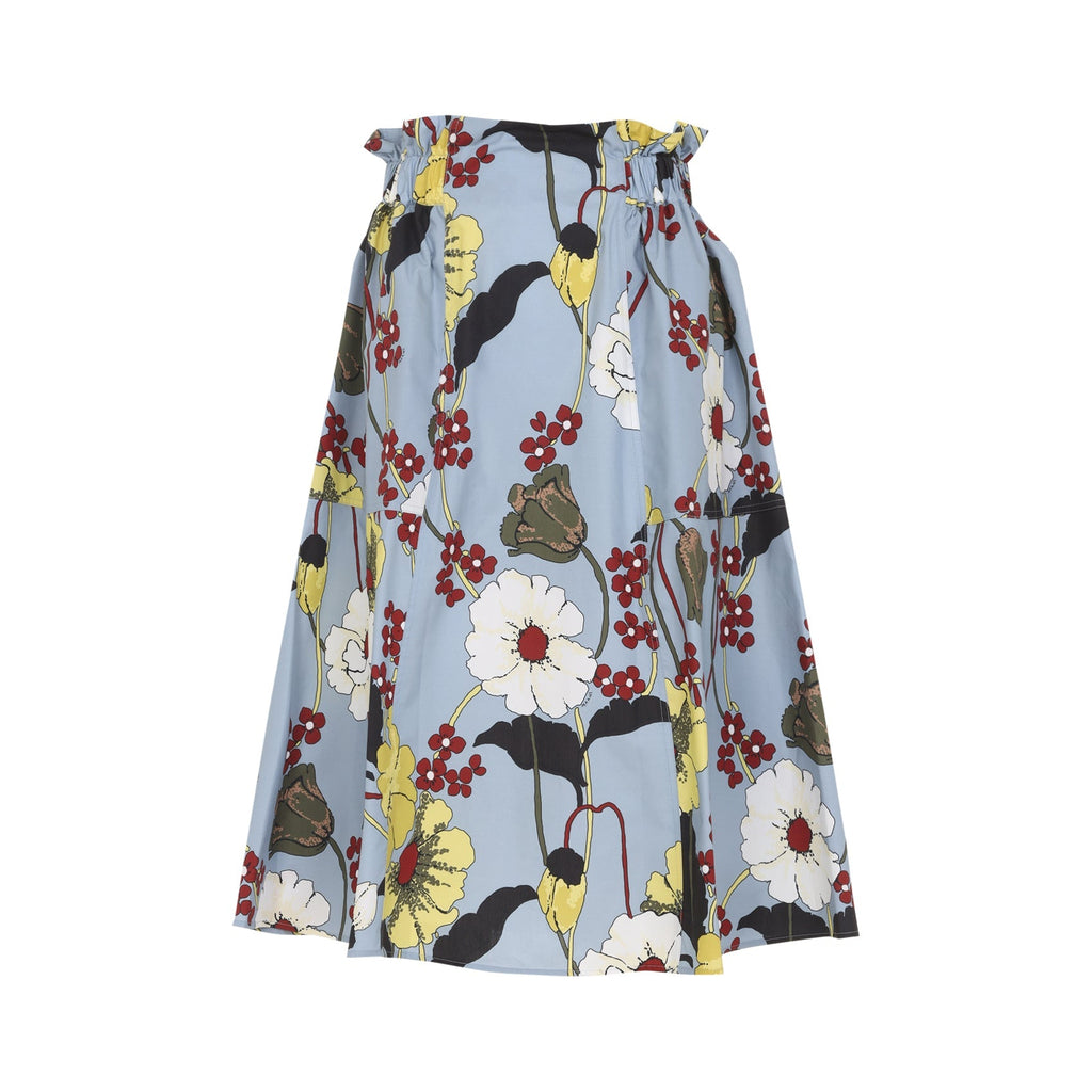 Flared Midi Skirt