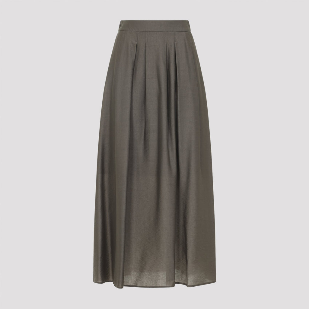 Lyocell Midi Skirt