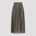 Lyocell Midi Skirt