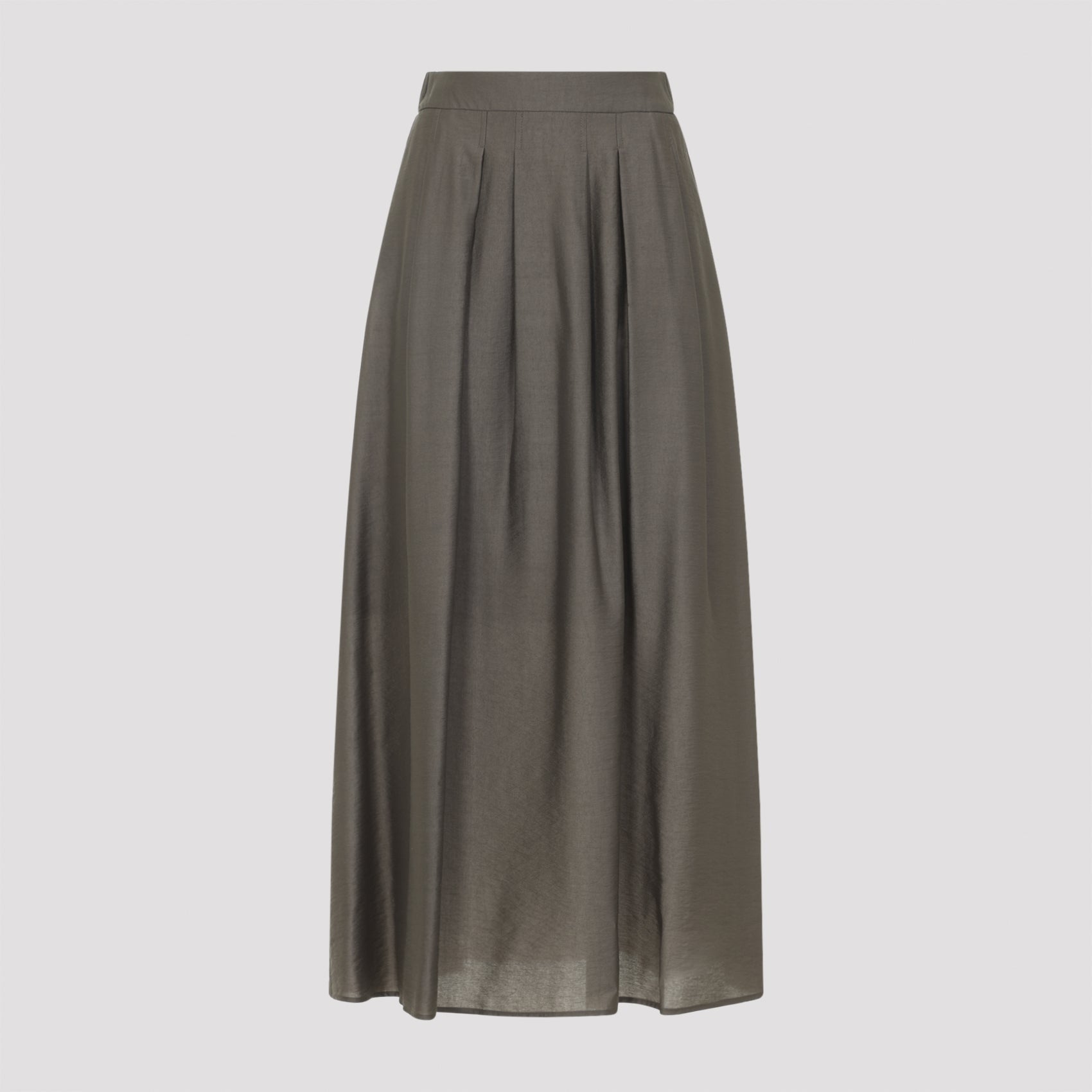 Lyocell Midi Skirt