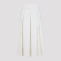 Cotton Midi Skirt