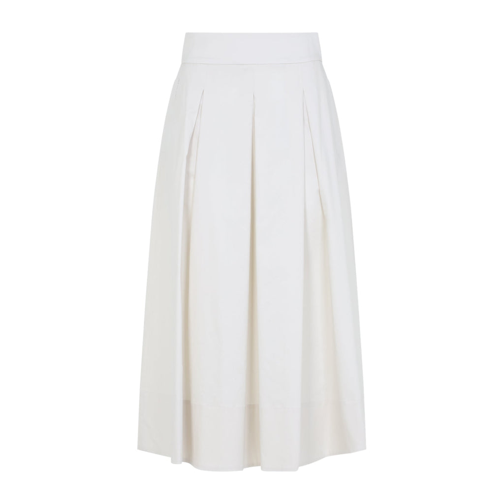 Cotton Midi Skirt