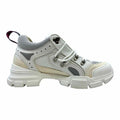 GUCCI Size 9 White, Beige Men's Sneakers