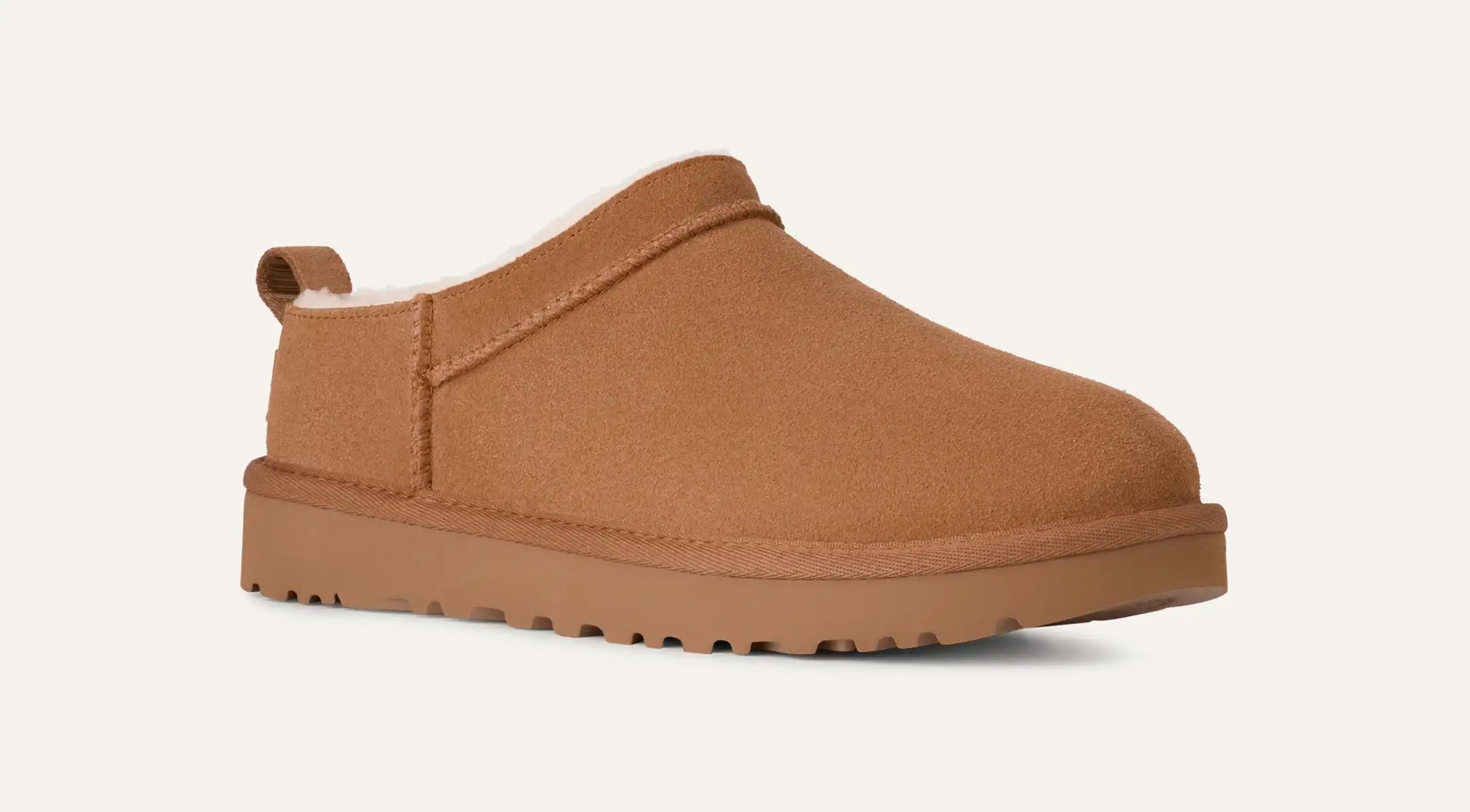UGG Womens Classic Micro Slippers | Chestnut
