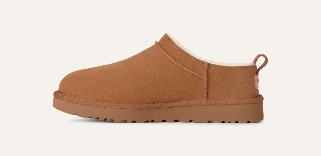 UGG Womens Classic Micro Slippers | Chestnut