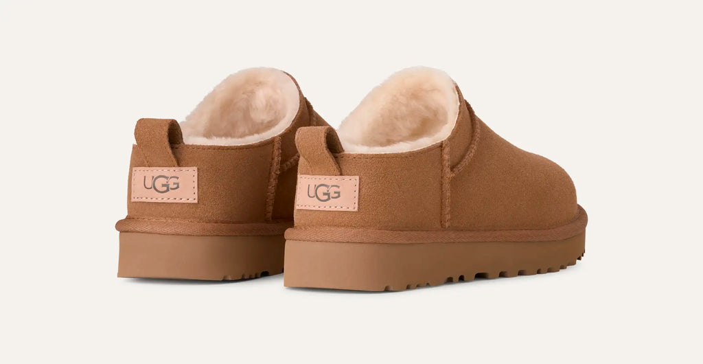 UGG Womens Classic Micro Slippers | Chestnut
