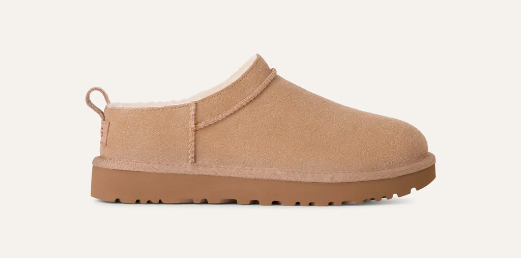 UGG Womens Classic Micro Slippers | Sand