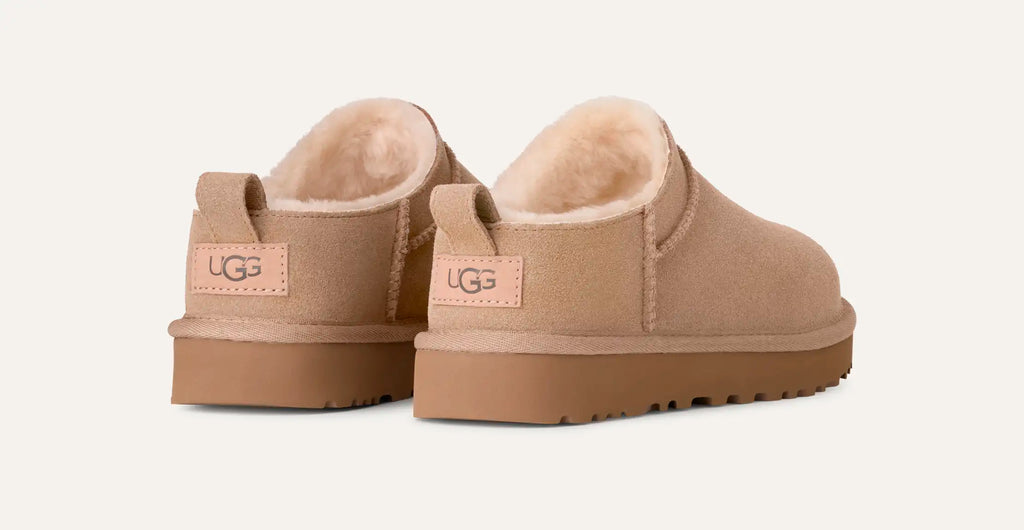 UGG Womens Classic Micro Slippers | Sand