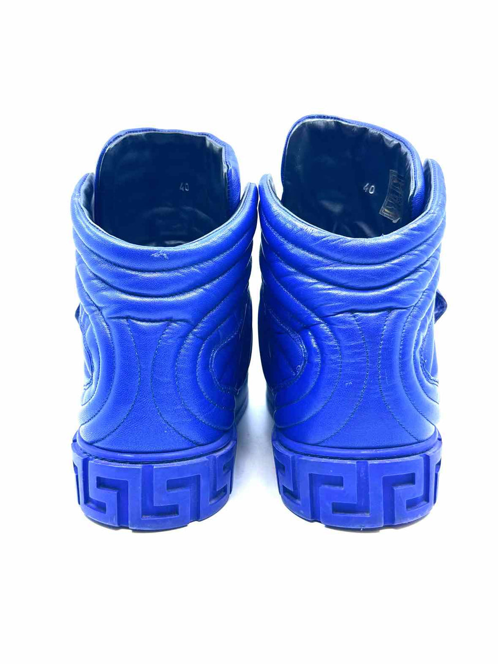 VERSACE Size 9 Blue Men's Sneakers