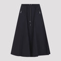 Cotton Midi Skirt