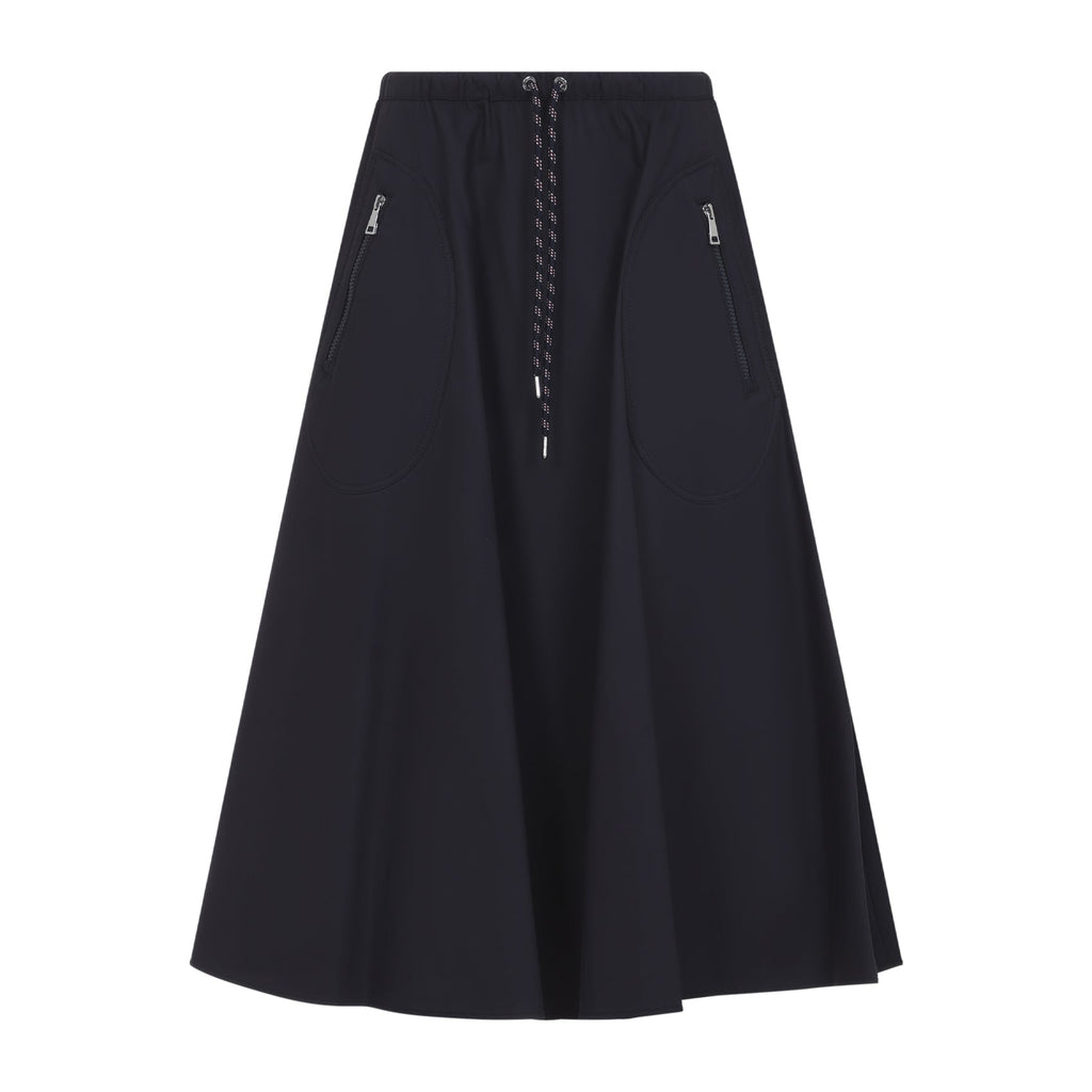Cotton Midi Skirt