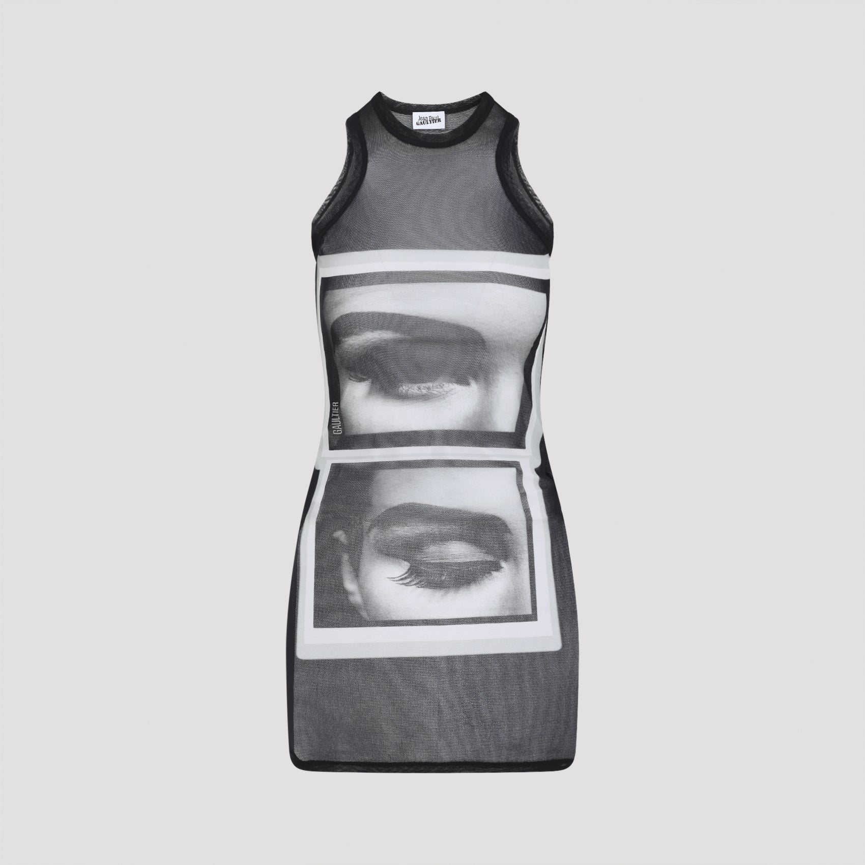 Eyes and Lips Mini Dress