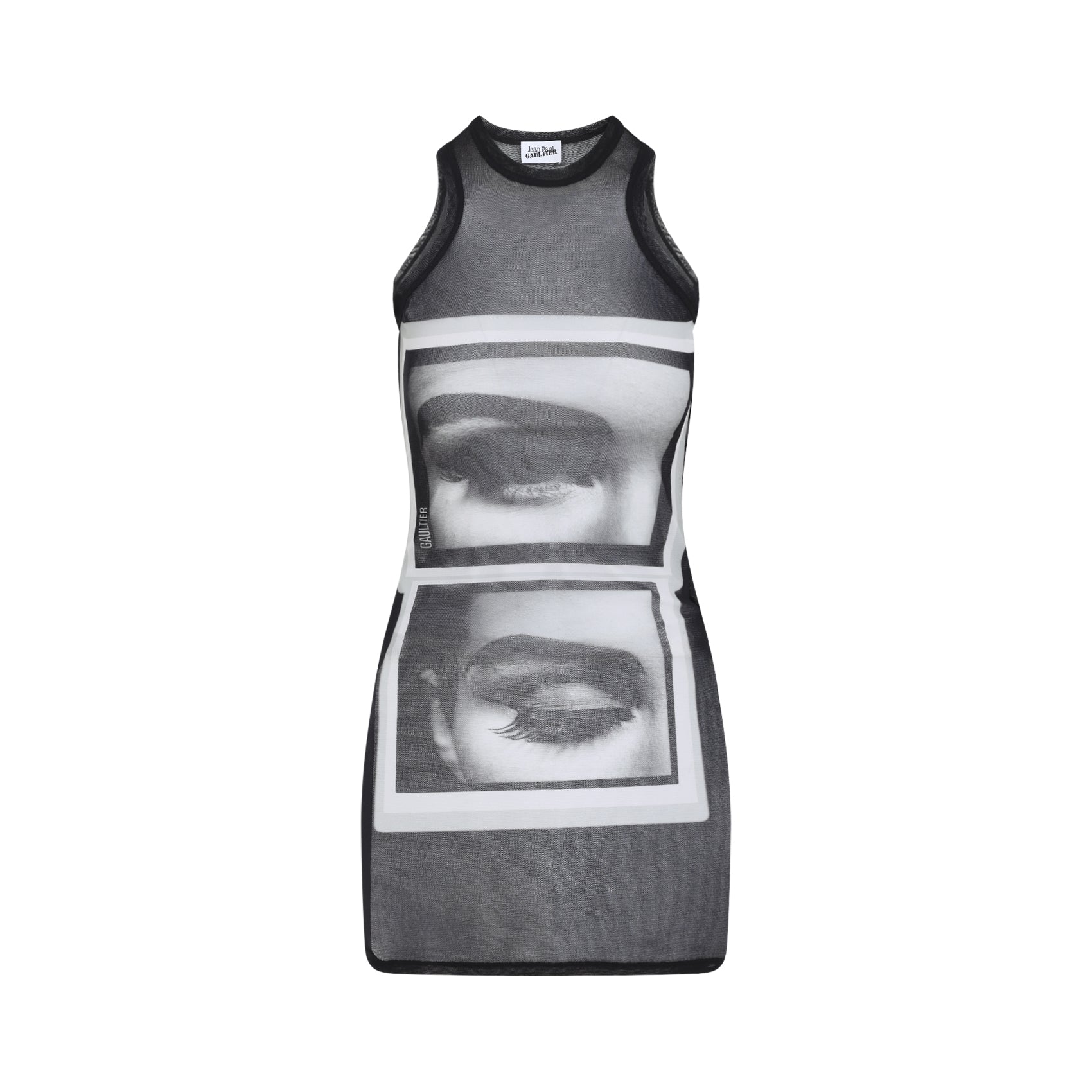 Eyes and Lips Mini Dress