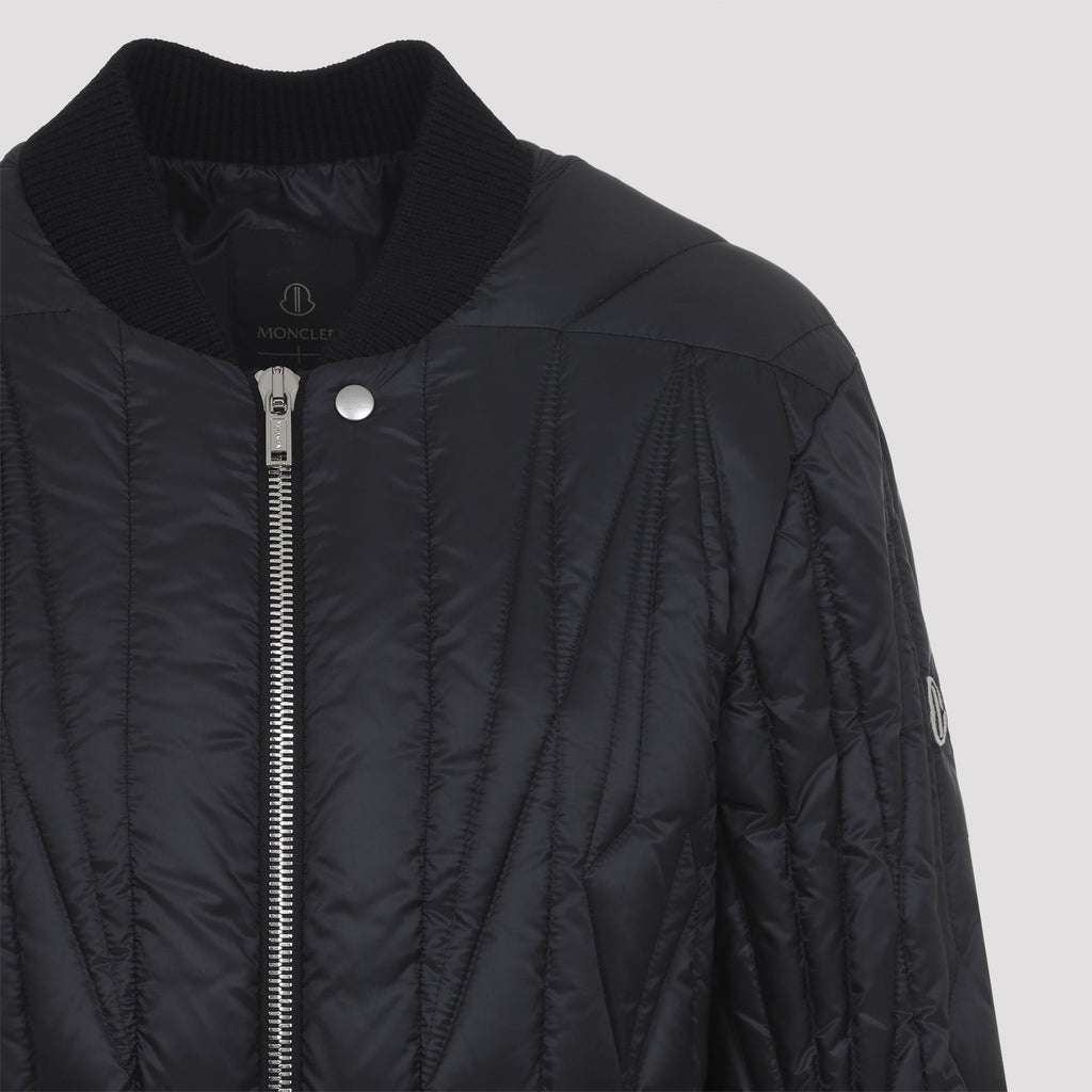 Black Geocamo Flight Jacket