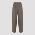 Beige Manetta Wool Pants
