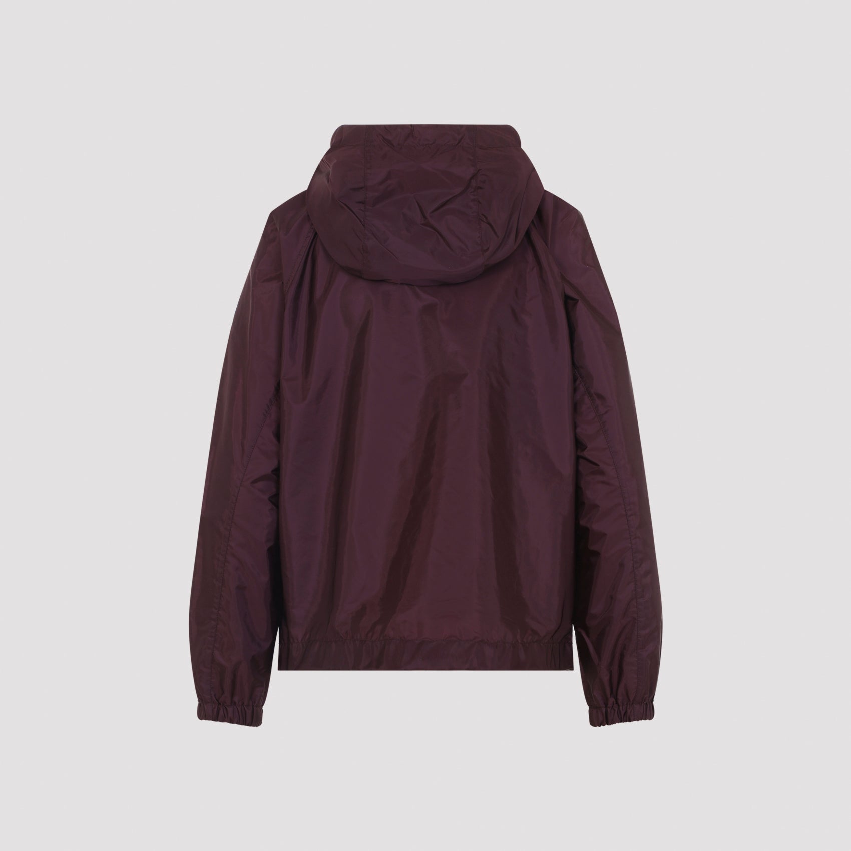 Dark Red Coquelicot Nylon Jacket
