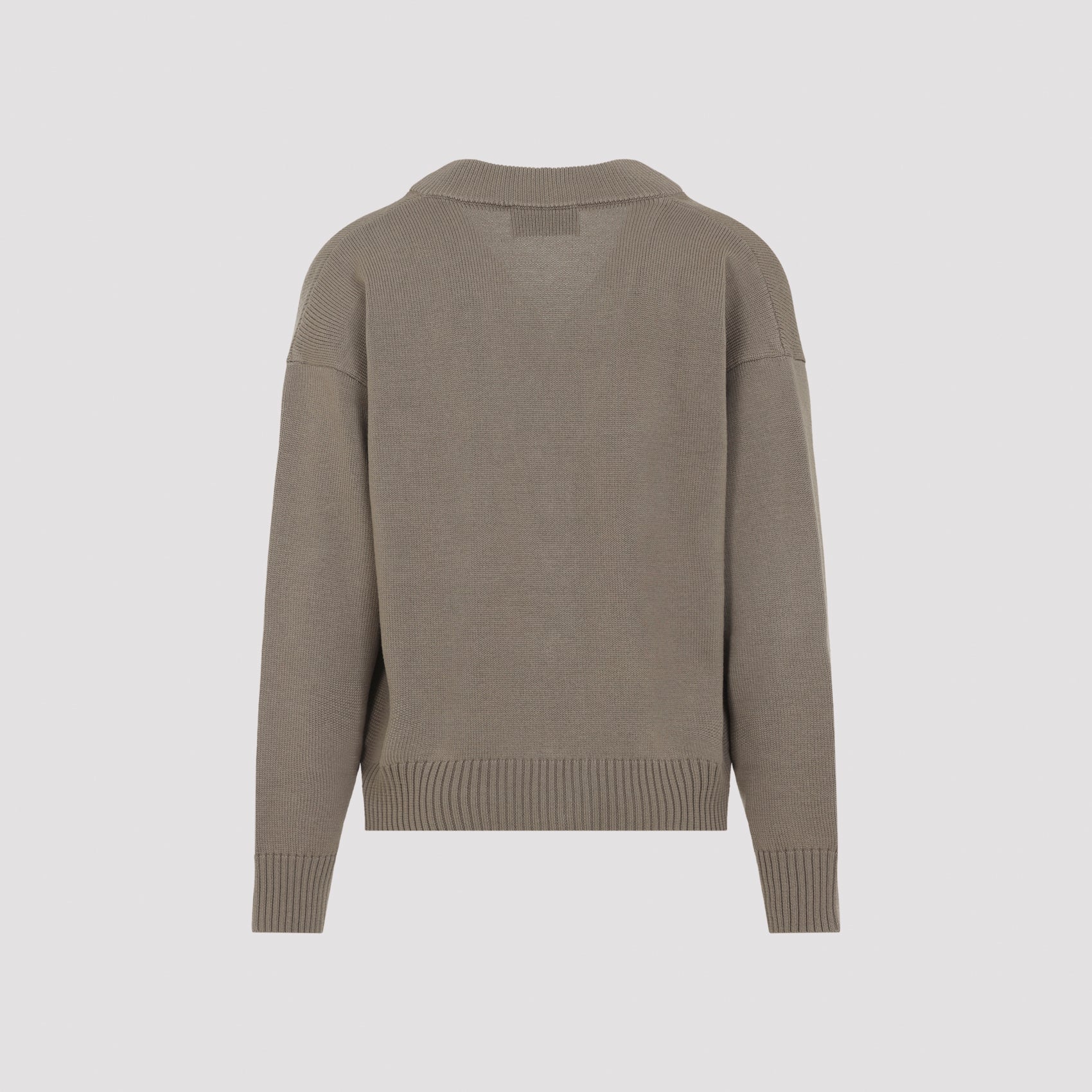 Beige Wool Cardigan