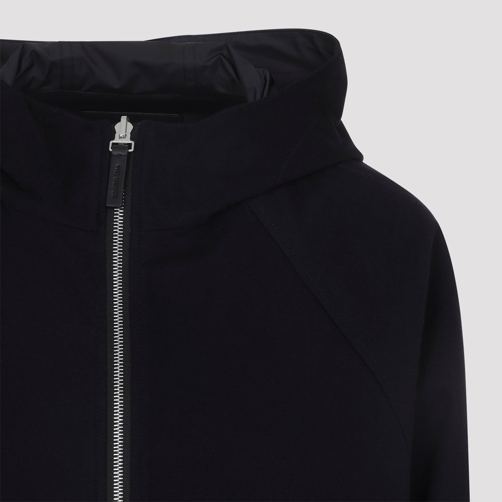 Noctis Blue Lamb Leather Jacket