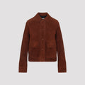 Azteque Brown Lamb Leather Jacket
