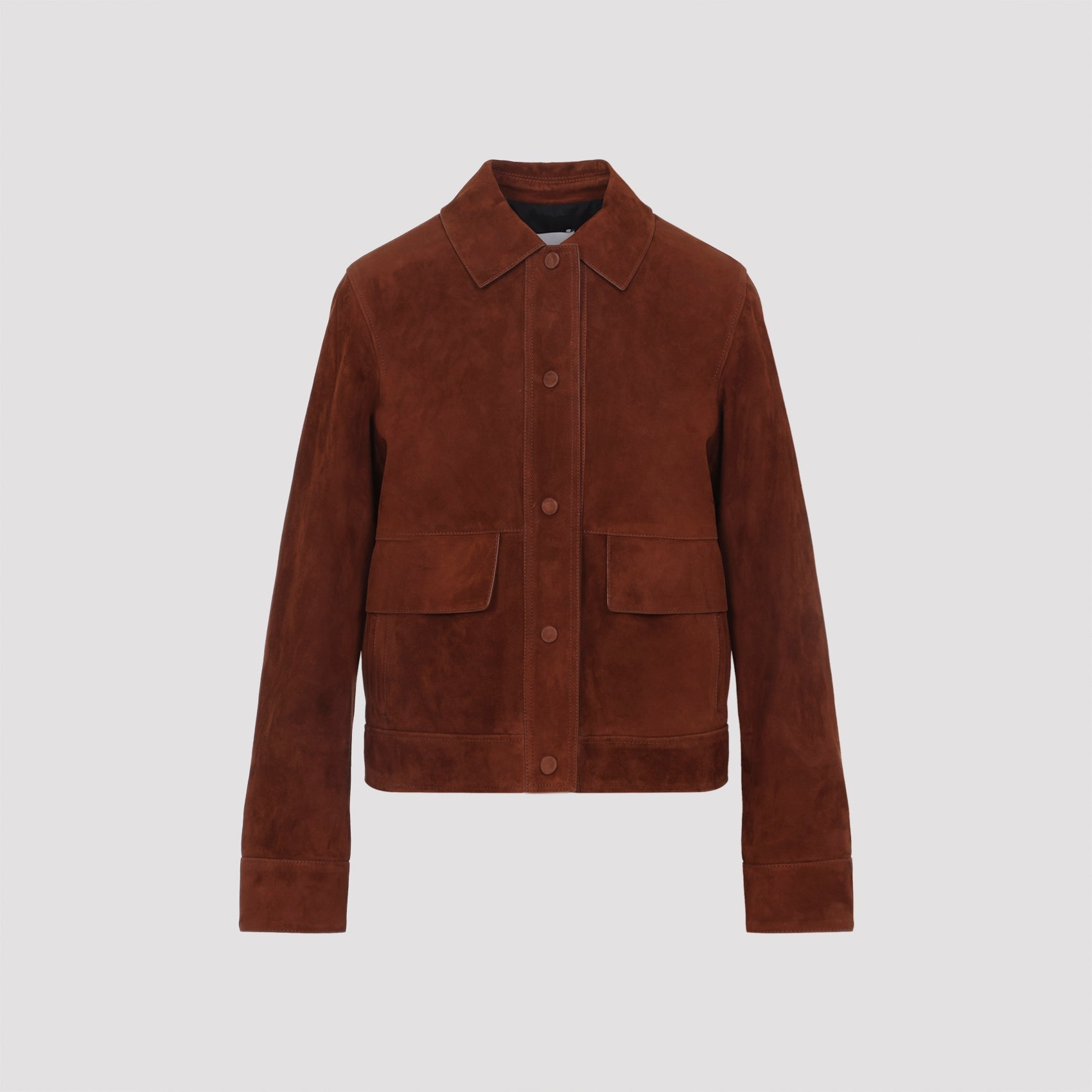 Azteque Brown Lamb Leather Jacket