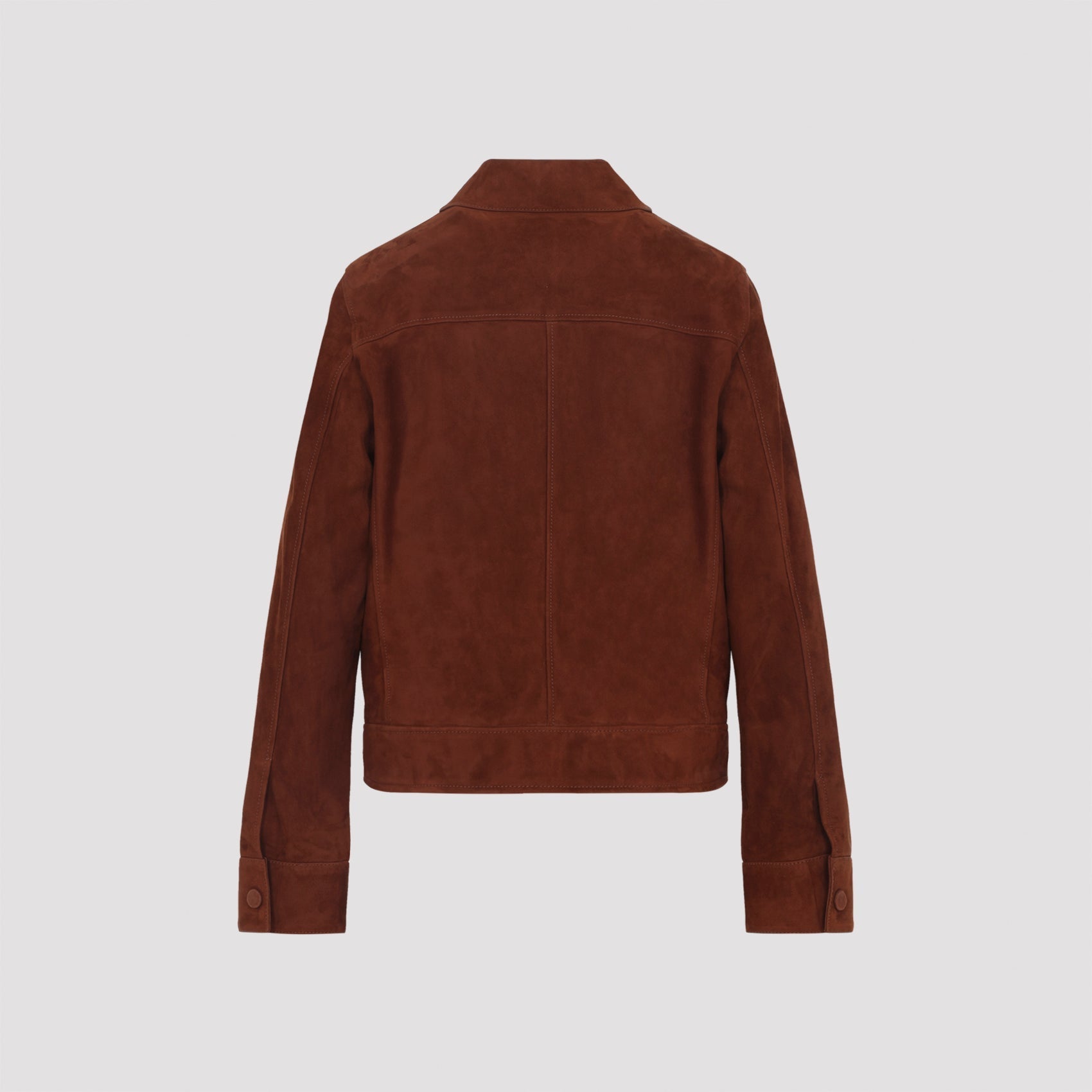 Azteque Brown Lamb Leather Jacket
