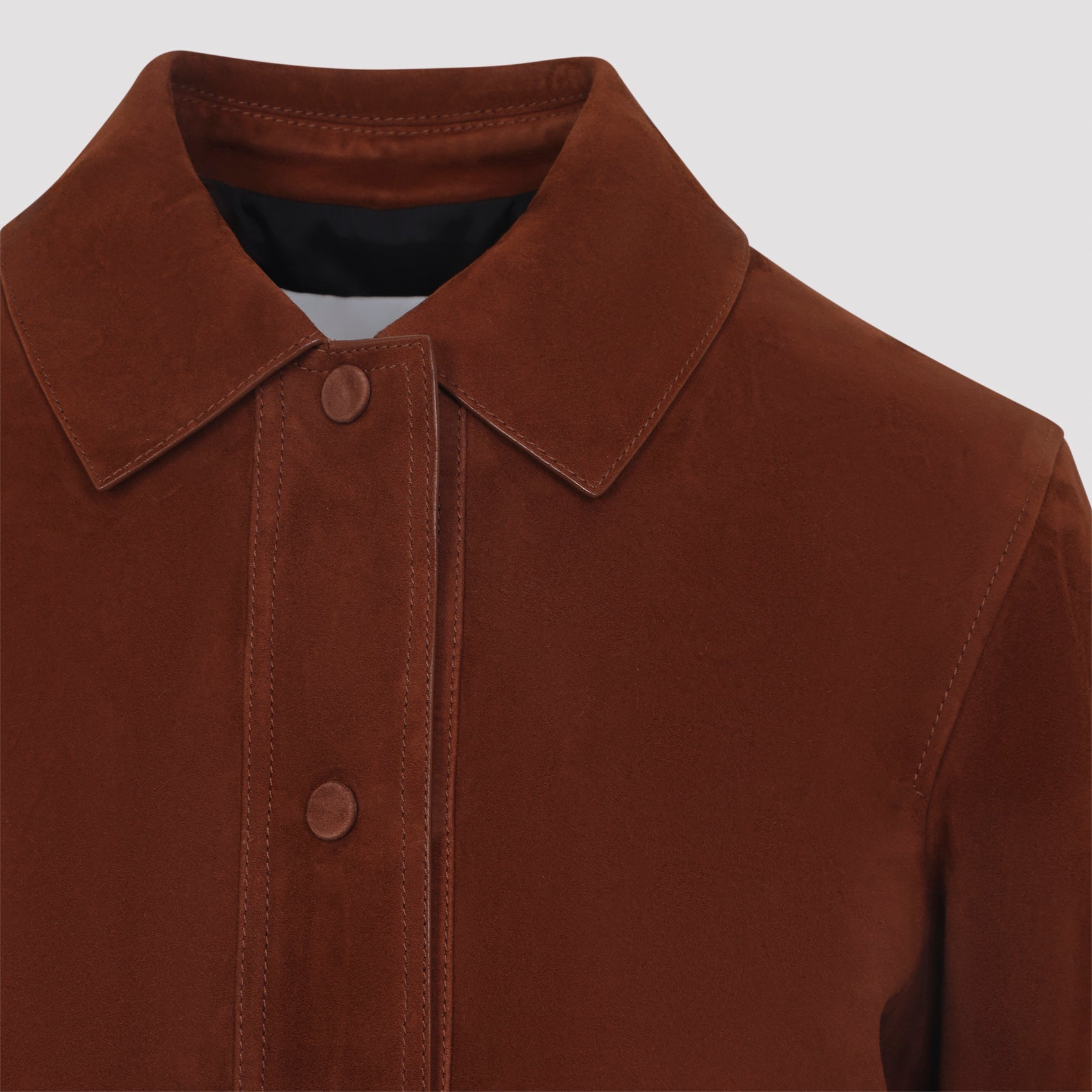Azteque Brown Lamb Leather Jacket