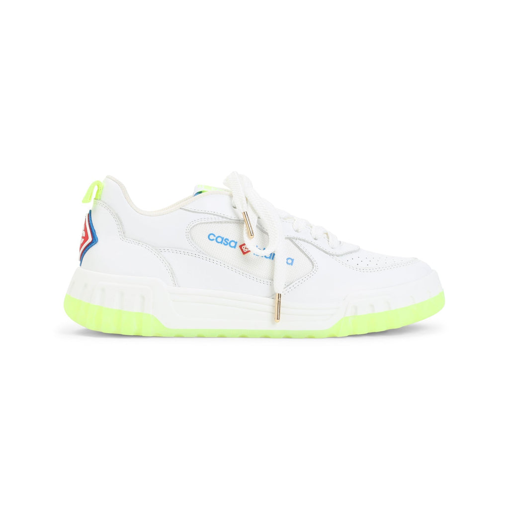 White Leather Court Sneakers