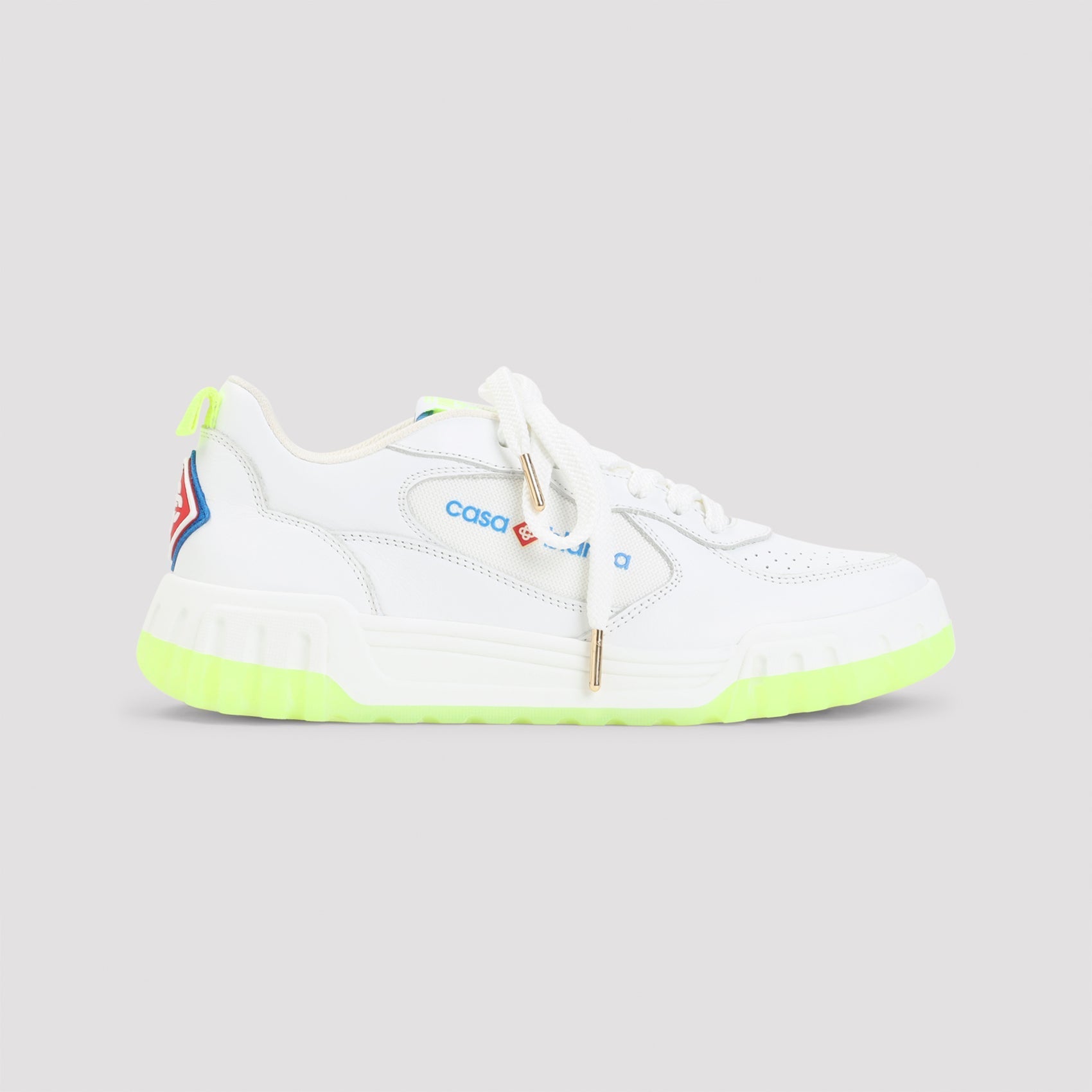 White Leather Court Sneakers