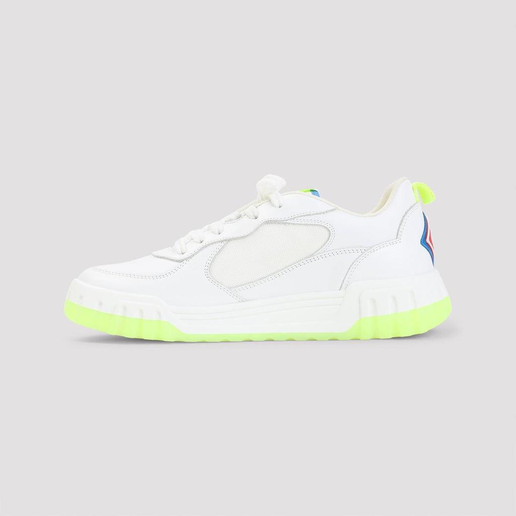 White Leather Court Sneakers