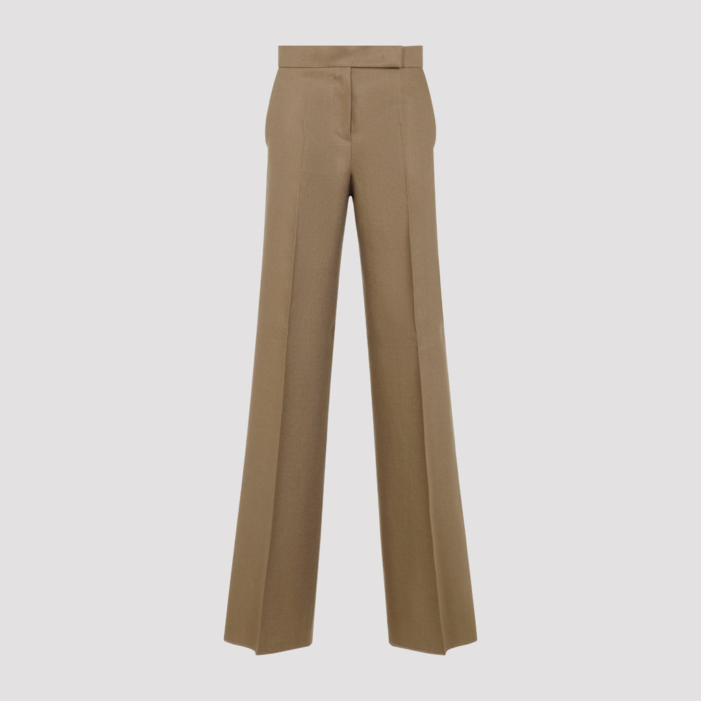 Desert Brown Linen Badesse Regular Linen Pants