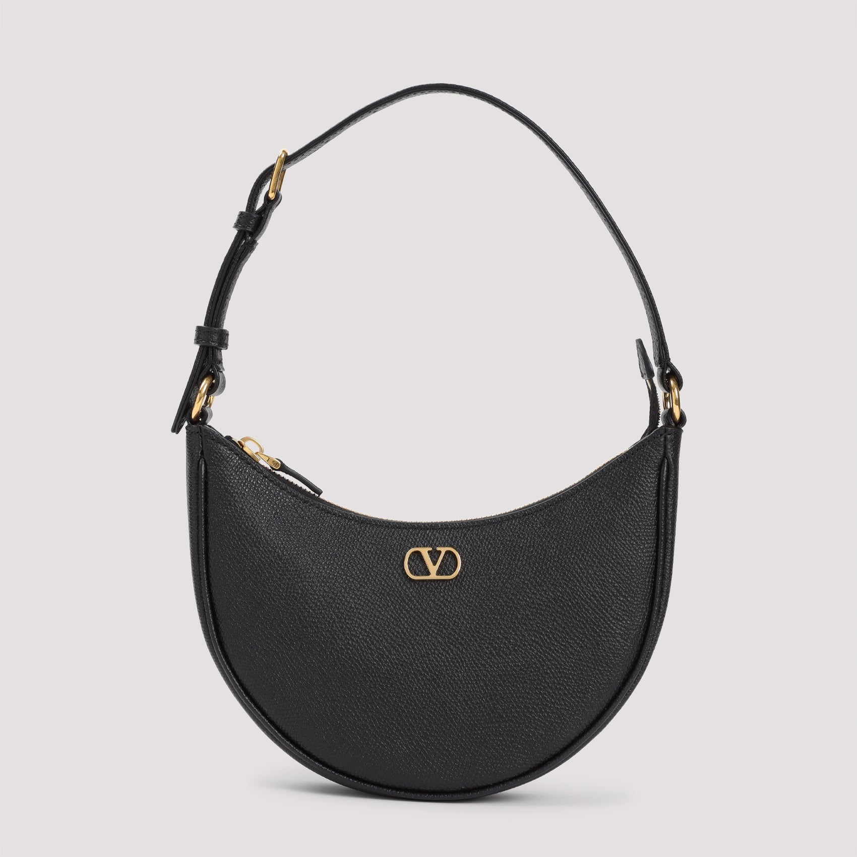 Mini Hobo V Logo Signature Handbag