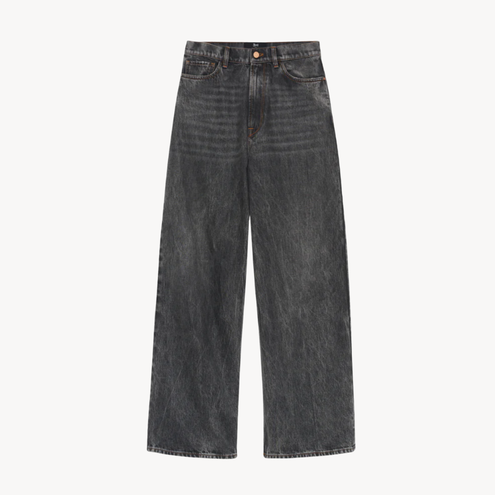 3x1 Skater Boyfriend Jeans - Cool Grey